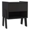 Tuhome Joy Nightstand, Four Legs, One Open Shelf, One Drawer, Black MLW7150 - alternate 3
